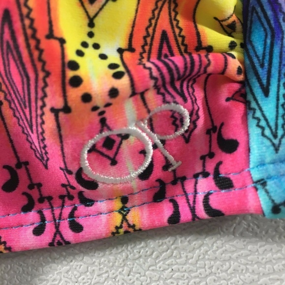 OP Junior Size Large 11-13 Bikini Top Junior Size Large 11-13 Aztec Print - Picture 5 of 8